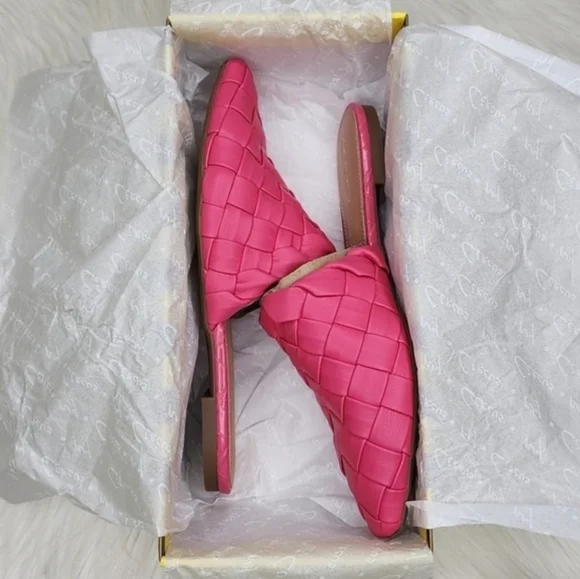 Circus by Sam Edelman Olena Mule Slides Flamingo Pink New In Box - Picture 5 of 16